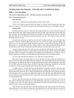 Hệ thống chữa cháy bằng khí  Tính chất vật lý và thiết kế hệ thống