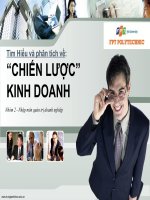 Tìm hiểu và phân tích về chiến lược kinh doanh