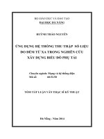 Ứng dụng hệ thống thu thập số liệu đo đếm từ xa trong nghiên cứu xây dựng biểu đồ phụ tải