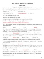 tài liệu ôn thi thpt môn vật lí có đáp án