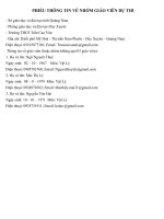 Dạy học tích hợp môn lý 8