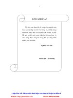 luận án tiến sỹ kinh tế Phát triển kinh doanh lưu trú du lịch tại Vùng du lịch Bắc bộ của Việt Nam