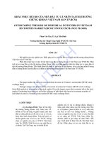 KHẮC PHỤC CỦA NHÀ ĐẦU TƯ CÁ NHÂN TẠI THỊ TRƯỜNG CHỨNG KHOÁN VIỆT NAM