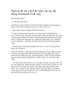 Nghị luận xã hội văn hóa của người dùng facebook hiện nay 