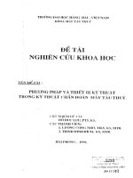 Phương pháp và thiết bị kỹ thuật trong kỹ thuật chẩn đoán máy tàu thủy