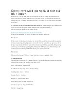 Ôn thi THPT quốc gia ngữ văn nên bắt đầu từ đâu