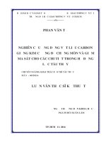 Nghiên cứu ứng dụng vật liệu carbon giống kim cương để chống mòn và giảm ma sát cho các chi tiết trong hệ động lực tàu thủy (chuyên ngành khai thác và bào trì tàu thủy)