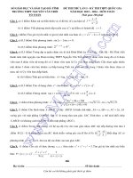 Đề thi thử THPT môn Toán 2016 đề 9