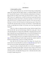Nghiên cứu các giải pháp nhằm nâng cao hiệu quả khai thác cảng tại công ty cổ phần cảng cát lái