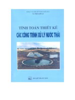 Tính toán thiết kế các công trình xử lý nước thải