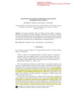 Adaptation to climate change variability and change - methodological issues