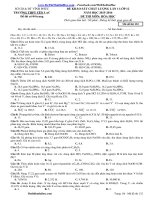 Đề thi thử THPT môn Hóa học 2016 đề 3