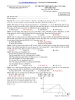 Đề thi thử THPT môn Hóa học 2016 đề 6