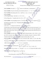 Đề thi thử THPT môn Toán 2016 đề 16