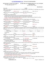 Đề thi thử THPT môn Hóa học 2016 đề 7