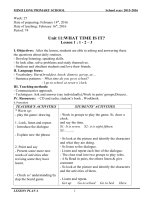 LESSON PLAN ENGLISH 4