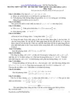 Đề thi thử THPT môn Toán 2016 đề 15