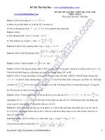 Đề thi thử THPT môn Toán 2016 đề 14