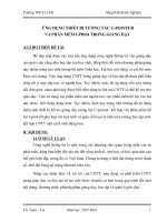 Sáng kiến kinh nghiệm ứng dụng thiết bị tương tác u pointer và phần mềm i pro4 trong giảng dạy