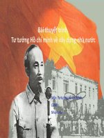slide tư tưởng HCM về xây dựng Nhà nước