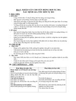 Bài 8 khảo sát chuyển động rơi tự do  xác định gia tốc rơi tự do