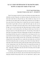 sự lựa chọn mô hình kinh tế thị trường định hướng xã hội chủ nghĩa ở việt nam