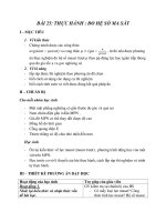 Bài 25 xác định hệ số ma sát