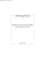 Sinh Thái Vật Nuôi Và Ứng Dụng Trong Chăn Nuôi Gia Súc, Gia Cầm