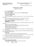 KÊ HOẠCH cá NHÂN   BOI DUONG TX   QUYNH   2015   2016