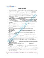 131 câu luyện tập về cấu tạo từ nâng cao (có đáp án)