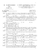 BỘ đề THI THỬ THPT QUỐC GIA môn lý 2016 có đáp án
