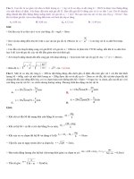 Bài tập trắc nghiệm Vật Lý chương dao động cơ 2016 MĐ152 - Có đáp án