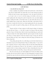 Hoàn thiện Kế toán NVL và CCDC tại công ty TNHH MTV Lê Thắng