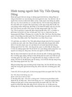 Hình tượng người lính tây tiến quang dũng 