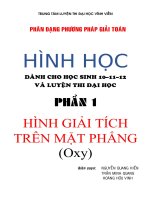 Phương pháp giải toán hình học (Phần 1: Oxy)