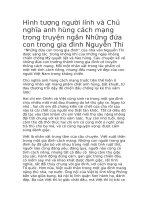 Hình tượng người lính và chủ nghĩa anh hùng cách mạng trong truyện ngắn những đứa con trong gia đình nguyễn thi 