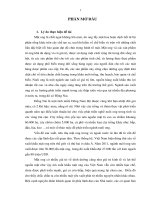 Một số giải pháp hoàn thiện hoạt động marketing xuất khẩu tại Công ty Cổ Phần Ong Mật Đồng Nai đến năm 2020