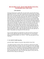 Quản trị chuỗi cung ứng trong ngành dệt may