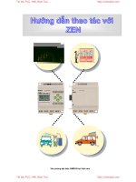 Hướng dẫn lập trình thao tác PLC zen của omron