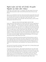 Nghị luận xã hội về chiếc thuyền ngoài xa 