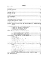 Một số giải pháp hoàn thiện quản trị nguồn nhân lực tại Công ty cổ phần tập đoàn thép Tiến Lên
