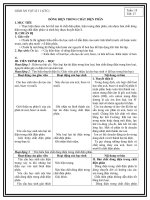 Giáo án vật lý 11 học kỳ 1 tiết 27