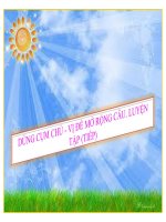 Bài giảng ngữ văn 7 bài 27 dùng cụm chủ   vị để mở rộng câu  luyện tập (tiếp) 3