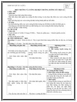 Giáo án vật lý 11 học kỳ 1 tuần 2 tiết 3