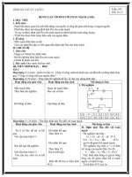 Giáo án vật lý 11 học kỳ 1 tiết 16-17