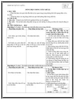 Giáo án vật lý 11 học kỳ 1 tiết 30