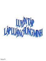 Bài giảng ngữ văn 7 bài 22 luyện tập lập luận chứng minh 2 