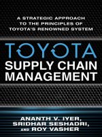 TOYOTA supply chain management