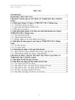 Báo cáo kiến tập kế toán tại công ty công ty TNHH MTV BCA thăng long