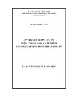 Hiệu ứng Ettingshausen trong hố lượng tử thế parabol